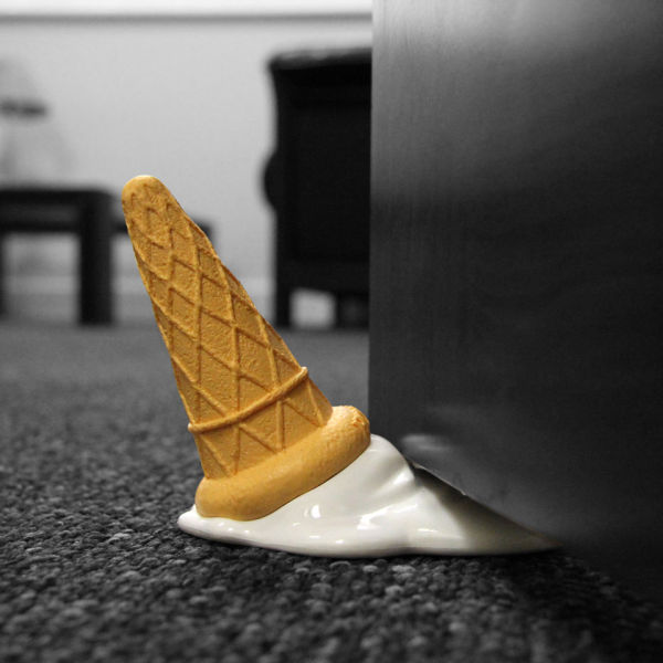 No you haven’t dropped your ice-cream! It’s a door stop.