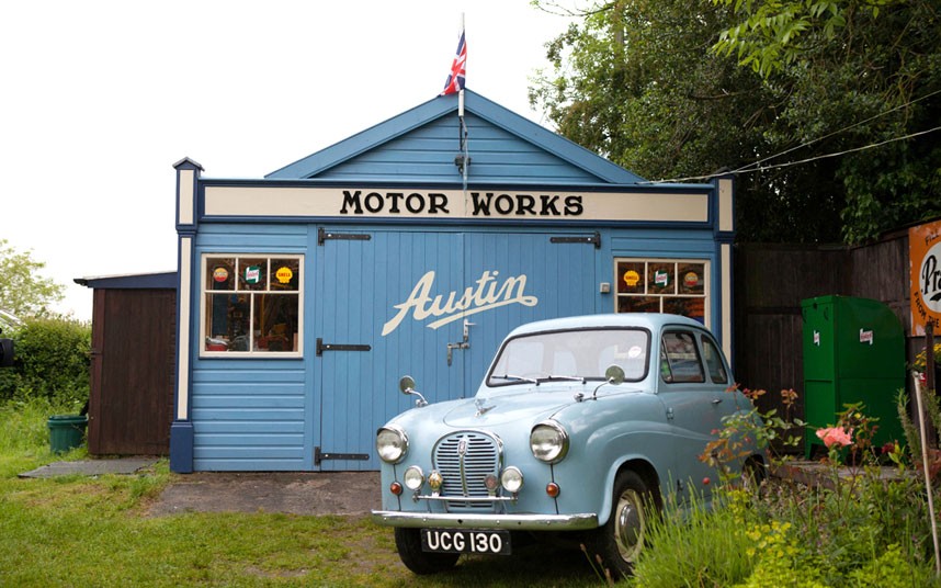 Vintage-Motor-Work shed Hereford finalist workshop studio category as seen in telegraph