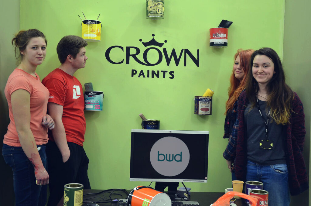Crown Paints & Preston's College Work With Beverly Woods