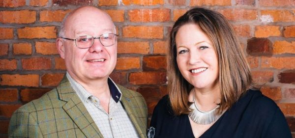 Two Lancashire entrepreneurs have launched a new venture after identifying a market gap for a wallpaper that requires no paste.