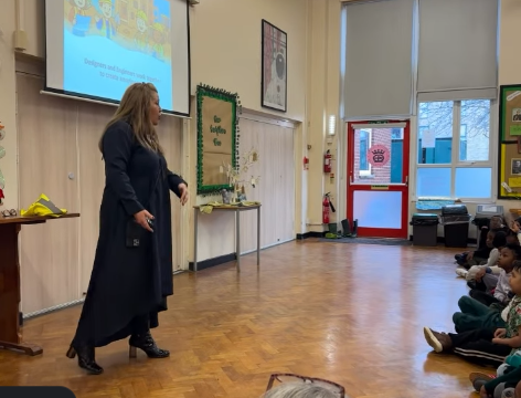 We were delighted to be invited to English Martyrs Preston to kick off their Engineering Week. Our founder, Bev Wood, delivered two assemblies to pupils, introducing them to the world of interior design and what it takes to work in the creative industry.